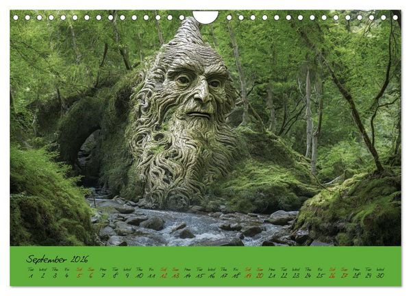 Produktbild: A strange forest In the lonely undergrowth (Wall Calendar 2026 DIN A4 landscape), CALVENDO 12 Month Wall Calendar