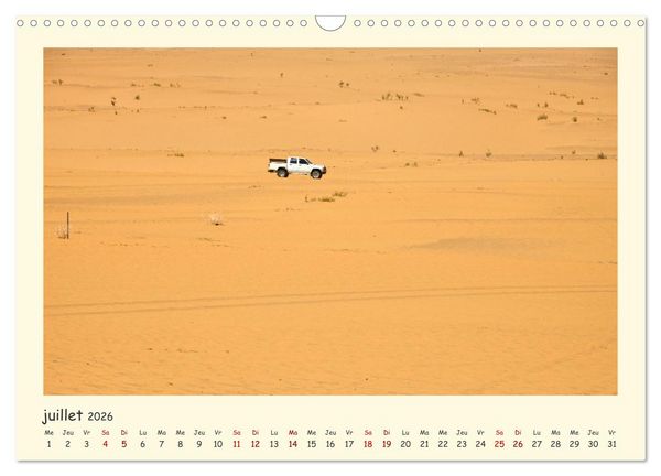 Produktbild: Jordanie - impressions de paysages et d'h&eacute;ritages (Calendrier mural 2026 DIN A3 vertical), CALVENDO calendrier mensuel