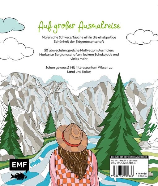 Produktbild: Ausmalreise Schweiz