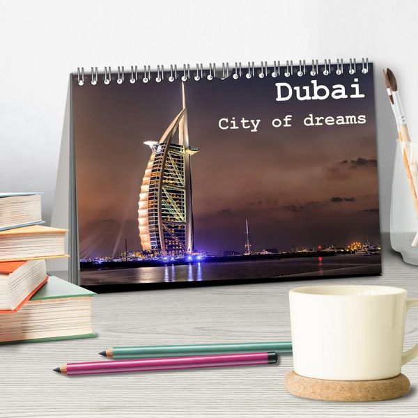 Produktbild: Dubai - City of dreams (Tischkalender 2026 DIN A5 quer), CALVENDO Monatskalender