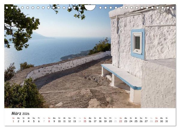 Produktbild: Samos - Griechenlands gr&uuml;ne Insel (Wandkalender 2026 DIN A4 quer), CALVENDO Monatskalender