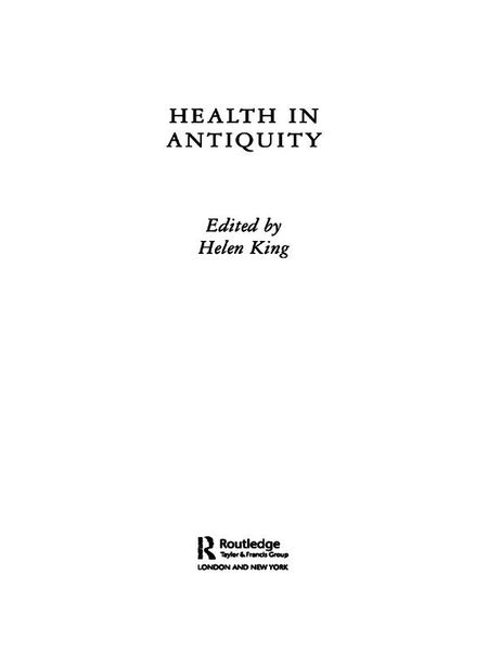 Produktbild: Health in Antiquity