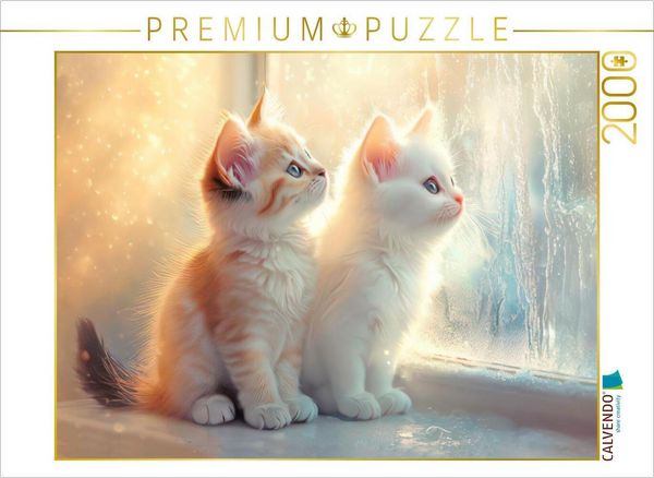 CALVENDO Puzzle Katzenkinder | 2000 Teile Lege-Größe 90x67cm Foto-Puzzle für glückliche Stunden