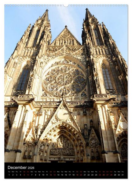 Produktbild: In Prague (High Quality Premium Wall Calendar 2026 DIN A2 portrait),CALVENDO 12 Month Wall Calendar