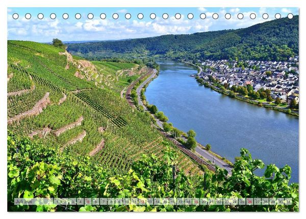 Produktbild: Bildsch&ouml;n - Die Mosel (Tischkalender 2026 DIN A5 quer), CALVENDO Monatskalender
