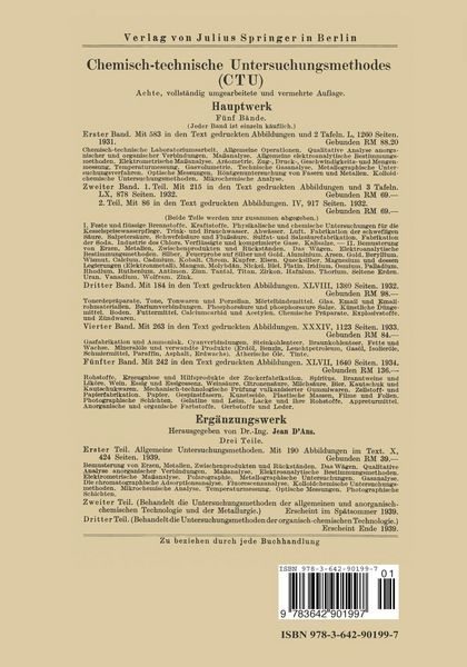 Produktbild: Lehrbuch der Chemischen Technologie und Metallurgie