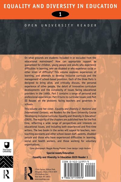 Produktbild: Equality and Diversity in Education 1