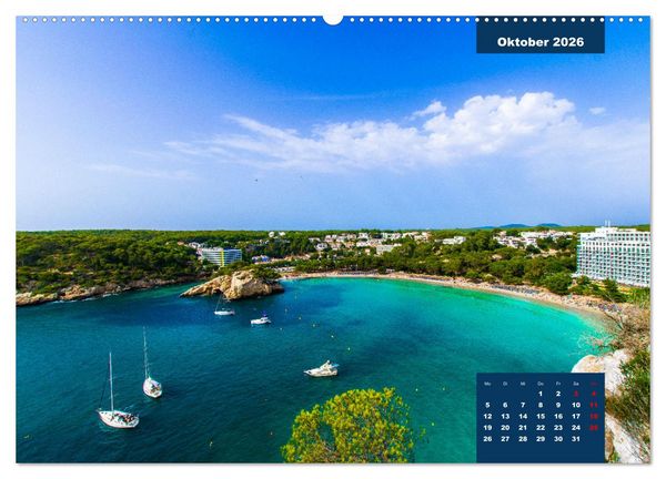Produktbild: Menorca - die kleine Schwester von Mallorca (hochwertiger Premium Wandkalender 2026 DIN A2 quer), Kunstdruck in Hochglanz