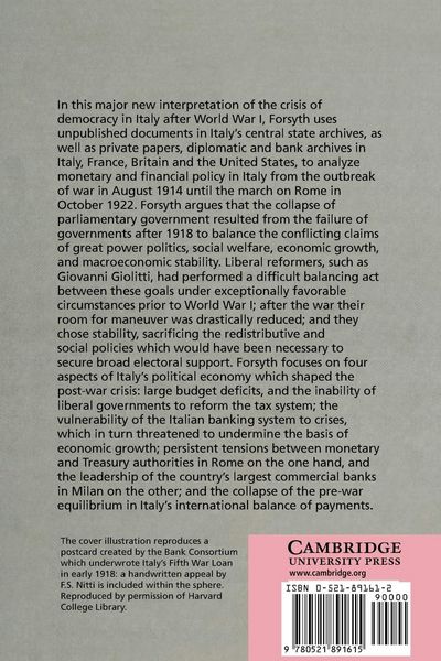 Produktbild: The Crisis of Liberal Italy
