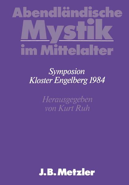 Produktbild: Abendl&auml;ndische Mystik im Mittelalter