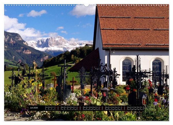 Produktbild: Dolomiten - Latemar und Rosengarten (hochwertiger Premium Wandkalender 2026 DIN A2 quer), Kunstdruck in Hochglanz