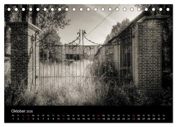 Produktbild: Lost Places Geisterh&auml;user (Tischkalender 2026 DIN A5 quer), CALVENDO Monatskalender