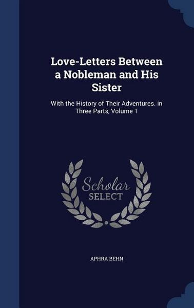 Produktbild: Love-Letters Between a Nobleman and His Sister