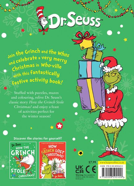 Produktbild: The Grinch Christmas Activity Book