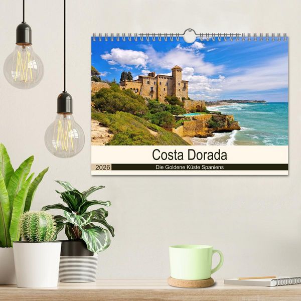 Produktbild: Costa Dorada - Die Goldene K&uuml;ste Spaniens (Wandkalender 2026 DIN A4 quer), CALVENDO Monatskalender