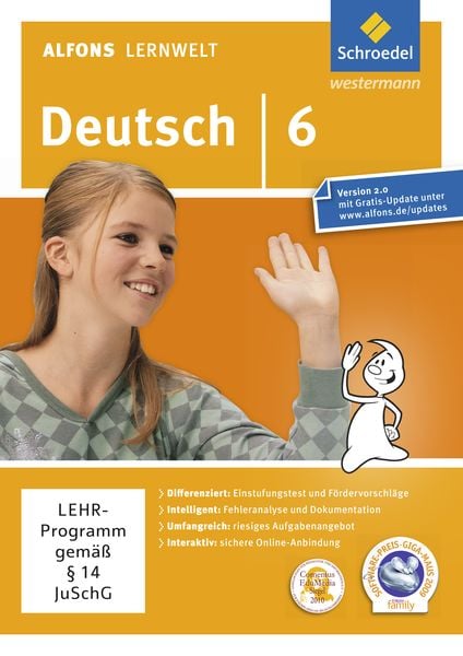 Alfons Lernwelt - Deutsch 6: Ausgabe 2009 (PC+MAC)