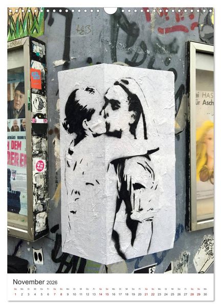 Produktbild: StreetArt Berlin (Wandkalender 2026 DIN A3 hoch), CALVENDO Monatskalender