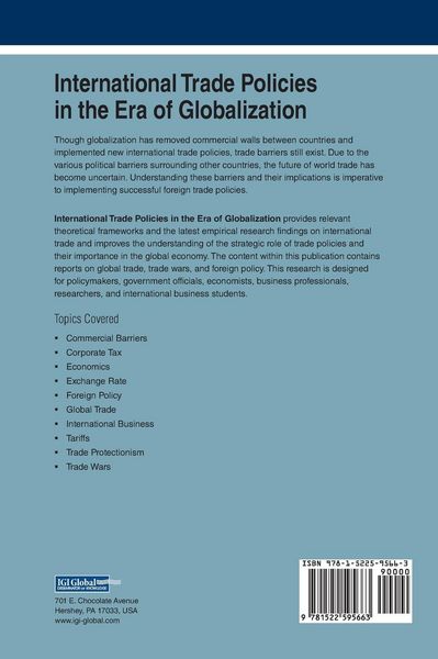 Produktbild: International Trade Policies in the Era of Globalization