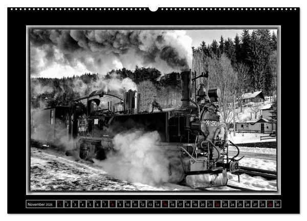 Produktbild: Die Pre&szlig;nitztalbahn (Wandkalender 2026 DIN A2 quer), CALVENDO Monatskalender