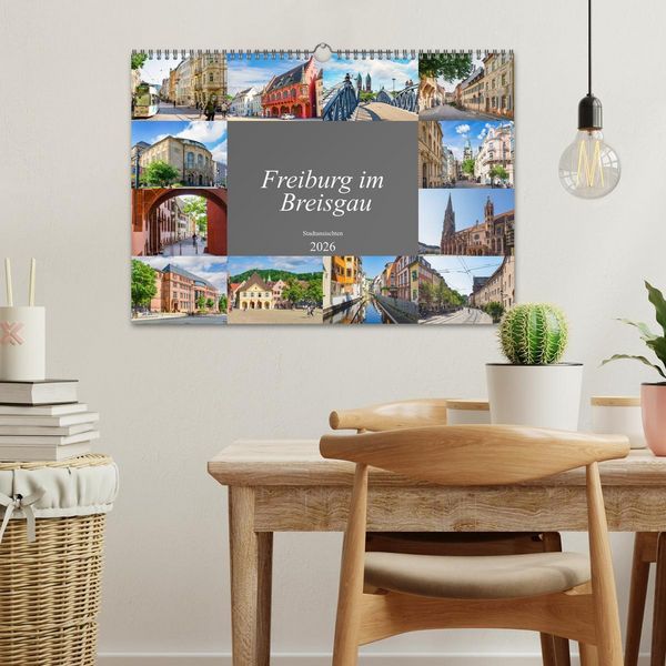 Produktbild: Freiburg im Breisgau Impressionen (Wandkalender 2026 DIN A3 quer), CALVENDO Monatskalender