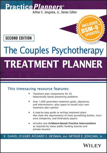 Produktbild: The Couples Psychotherapy Treatment Planner, with Dsm-5 Updates