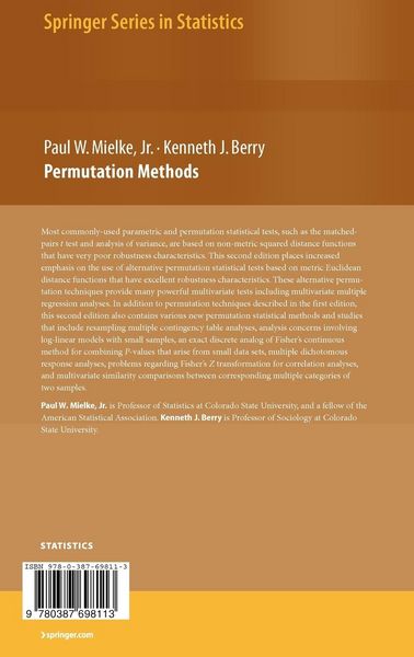 Produktbild: Permutation Methods