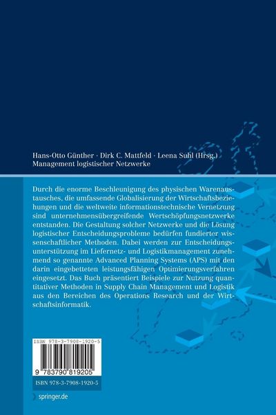 Produktbild: Management logistischer Netzwerke