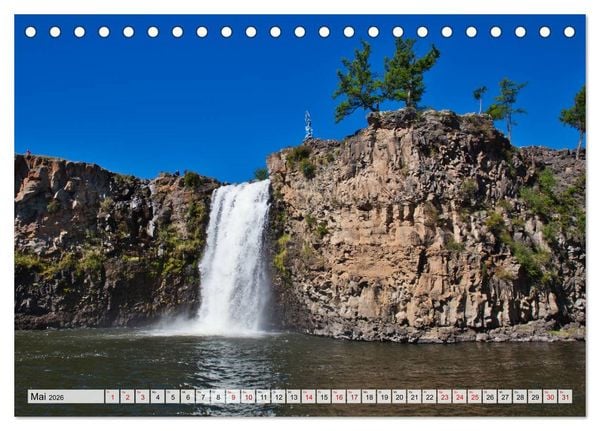 Produktbild: Mongolei Endlose Weite (Tischkalender 2026 DIN A5 quer), CALVENDO Monatskalender
