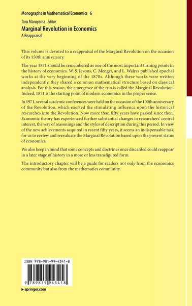 Produktbild: Marginal Revolution in Economics