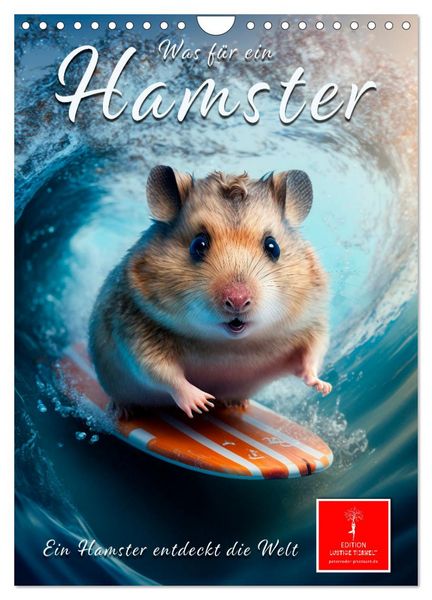 Was für ein Hamster (Wandkalender 2026 DIN A4 hoch), CALVENDO Monatskalender