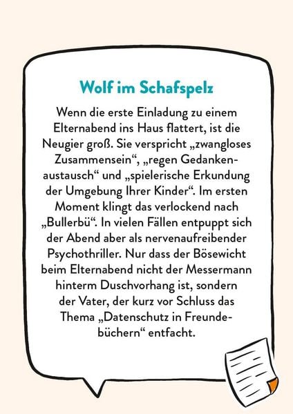 Produktbild: Survival Guide f&uuml;r den Elternabend