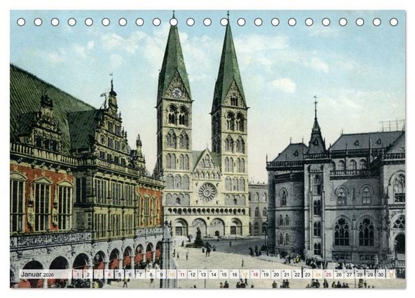 Produktbild: Deutschland in der Kaiserzeit (Tischkalender 2026 DIN A5 quer), CALVENDO Monatskalender