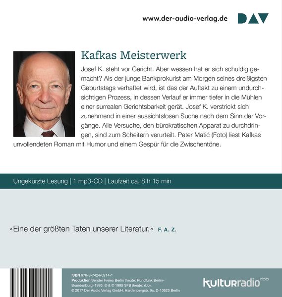Produktbild: Der Prozess