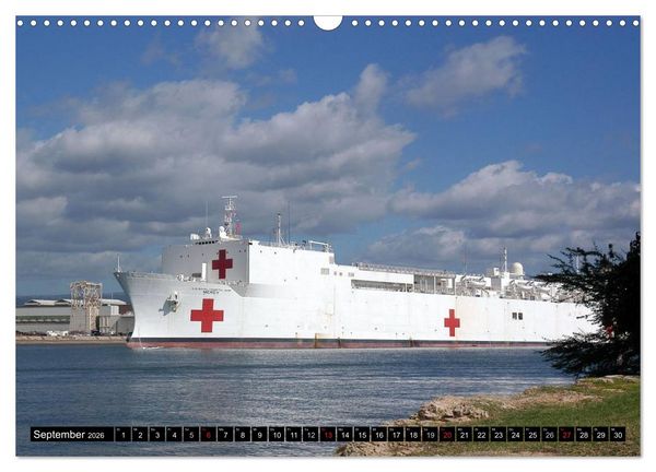 Produktbild: Kriegsschiffe der USA (Wandkalender 2026 DIN A3 quer), CALVENDO Monatskalender