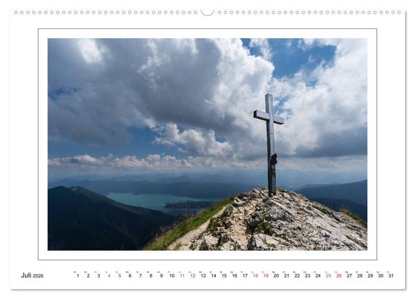 Produktbild: Unterwegs in den Bayerischen Voralpen (hochwertiger Premium Wandkalender 2026 DIN A2 quer), Kunstdruck in Hochglanz