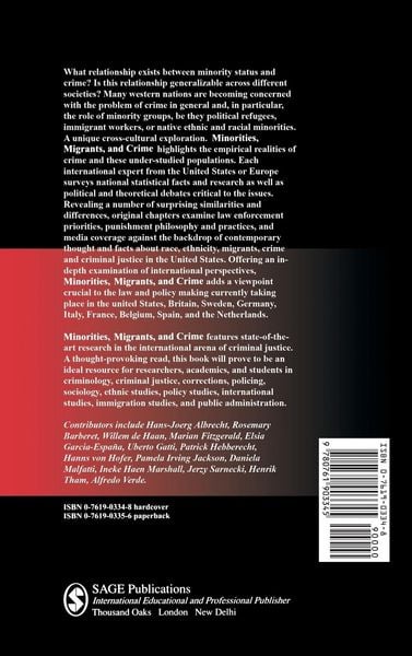 Produktbild: Minorities, Migrants, and Crime