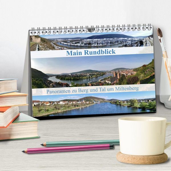 Produktbild: Main Rundblick (Tischkalender 2026 DIN A5 quer), CALVENDO Monatskalender
