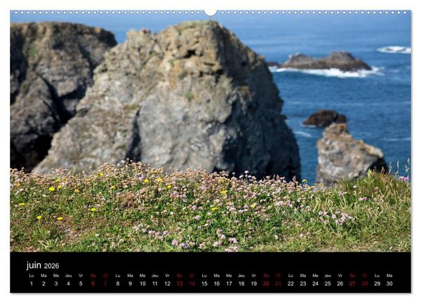 Produktbild: Belle-&Icirc;le, la belle (Calendrier mural 2026 DIN A2 vertical) calendrier de bureau