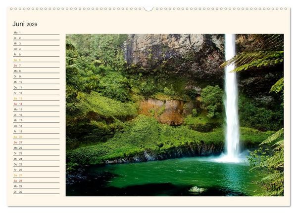 Produktbild: Neuseeland - atemberaubend sch&ouml;n (Wandkalender 2026 DIN A2 quer), CALVENDO Monatskalender