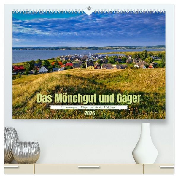 Produktbild: Das M&ouml;nchgut und Gager (hochwertiger Premium Wandkalender 2026 DIN A2 quer), Kunstdruck in Hochglanz