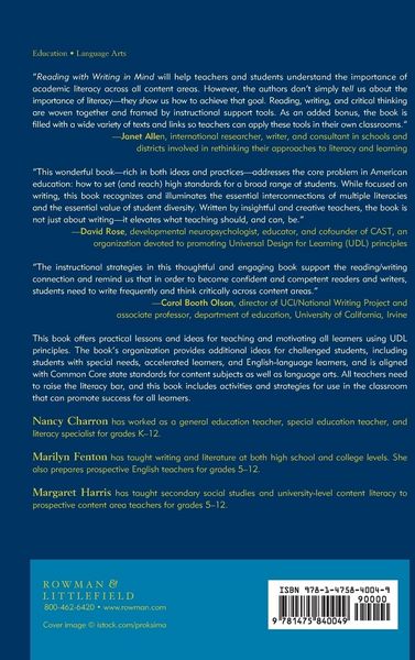 Produktbild: Reading with Writing in Mind