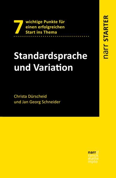Produktbild: Standardsprache und Variation