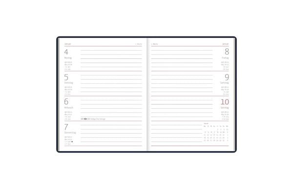 Produktbild: Taschenkalender blau 1W/2S 2027