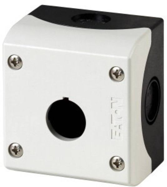 Eaton M22-I1 216535 Aufbaugehäuse 1 Einbaustelle, für Bodenbefestigung (Ø x H) 22 mm x 80 mm Anthrazit 1 St.