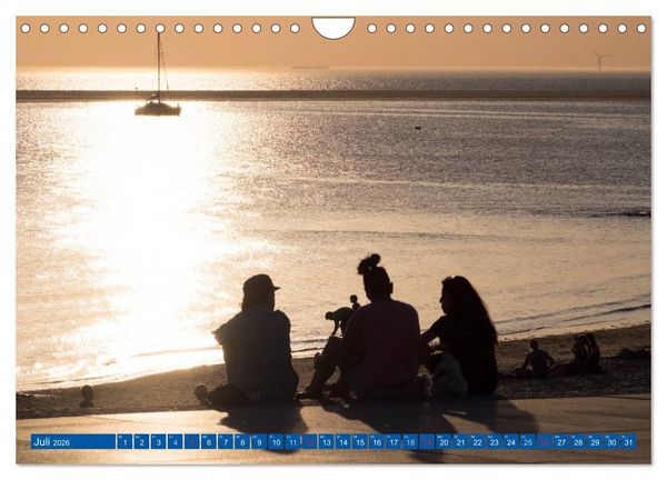 Produktbild: Blick auf Borkum (Wandkalender 2026 DIN A4 quer), CALVENDO Monatskalender