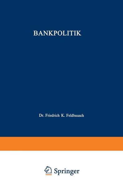 Produktbild: Bankpolitik