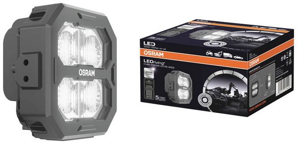 Produktbild: Osram Automotive Arbeitsscheinwerfer 12 V, 24 V LEDriving&reg; Cube PX2500 Ultra Wide LEDPWL 101-UW Breite Nahfeldausleuchtung (B x H x T) 68.4 x 113.42