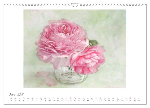 Produktbild: Vintage Flowers (Wandkalender 2026 DIN A3 quer), CALVENDO Monatskalender