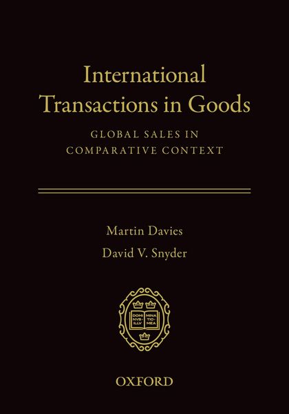 Produktbild: International Transactions in Goods