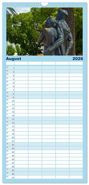 Produktbild: Familienplaner 2026 - Makarska Riviera - Malerische Urlaubsorte in Dalmatien mit 5 Spalten (Wandkalender, 21 x 45 cm) CALVENDO
